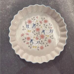 Classic Collection Goose Pie Plate